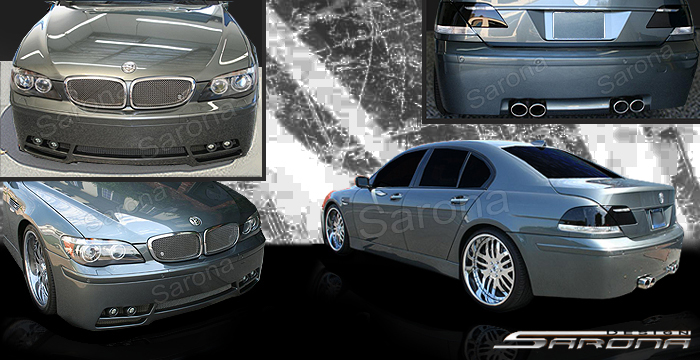 Custom BMW 7 Series Body Kit  Sedan (2005 - 2008) - $2900.00 (Manufacturer Sarona, Part #BM-054-KT)